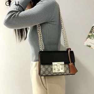 Designer Bag Stores Go Crazy and Manufacturers Sell Free Mail at New Fashionable Womens Bag with Genuine Leather Box g Chain Single Shoulder Crossbody Small Square