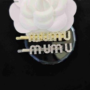 Hair Clips Barrettes Hair Clips Barrettes Women Luxury Brand Gold Silver Letter Hair Clip Metal Designer Barrettes Fashion Hair Accessories Headwrap Headwear Hair