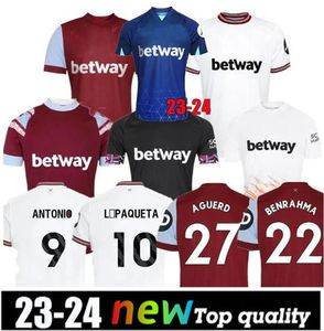 LANZINI 23 24 25 축구 유니폼 웨스트 햄 보웬 7 SCAMACCA INGS L.PAQUETA KEHRER BENRAHMA Antonio Fornals Emerson Ward-Prowse 남자 아이 축구 셔츠