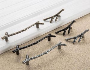 European Tree Branch Design Furniture Handle Kök skåplådan Dörr Knob Skåp Skåphandtag Handtag Pull Hårdvarufaktor6109572