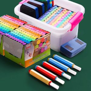 100pcs zmywalny kolorowe kresy z klipsem do kreda 5PC i gumka 1PCS do szkolnego biura tablica tablica 240307