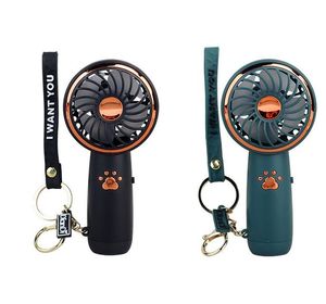 Cute USB Mini Fan Portable Handheld Fan Rechargeable Mini Handy Fan Pocket Size Low Noise Small Electric Fan Student Dormitory