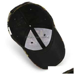 Ballkappen Designer Hüte Männer Frauen Militär Blatt Camouflage Hut Sommer Outdoor UV-Schutz Kappe Sonne Stoff Atmungsaktivität Drop Lieferung DHQ04
