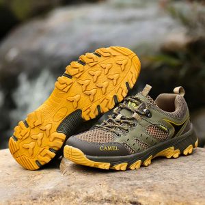 Shoes Hot Sale Summer Light Men's Trekking Shoes Couples Mesh Travel Sneakers Men Nonslip Outdoor Sports Shoes Men zapatillas hombre