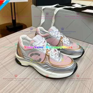 2024 Designer Running Shoes Chanelshoes Brand Channel Sneakers Womens Luxury Lace-Up Casual Shoes Classic Trainer SDFSF Fabric Suede Effect City GSFS 368