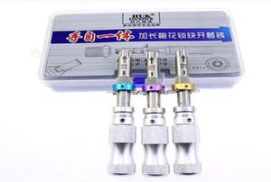 Locksmith levererar HUK 3st Set 7 Pin Advanced Tubular Lock Pick 70mm 75mm 78mm Längd Öppna Locksmith Tools310k43545963078435