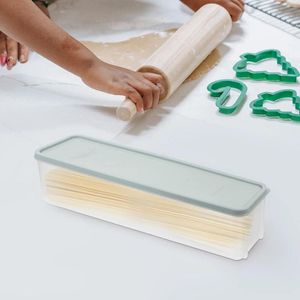 Bottiglie portaoggetti, 3 contenitori per frigorifero, contenitori per pasta, organizer per dispensa, con coperchio