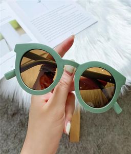 Sunglasses Men Women Matte Candy Color Round For Adult Cute Cartoon Eyewear Oculos Gafas De SolSunglasses9918756