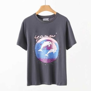 Women's European Station Men's and Fashion T-shirt Leisure T-shirt T-shirt Designer Brand T-shirt Summer T-shirt Travel Vacation Loose Comfortable T-shirt22