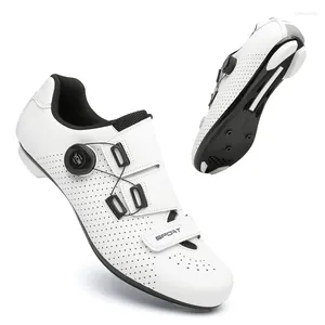 Sapatos de ciclismo mtb homens mulheres tênis mountain road bicicleta antiderrapante fora de estrada formadores velocidade plana corrida