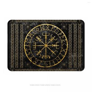 Tappeti Viking Ragnar Lagertha Gioco Cucina Tappeto antiscivolo Celtico Copertura dorata Tappetino per camera da letto Zerbino di benvenuto Tappeto decorativo