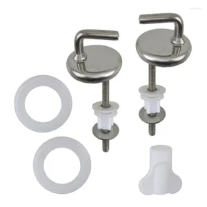 Bath Accessory Set Bathroom Toilet Replacement Hardware Toliet Hinges/Screws Quick Fixing