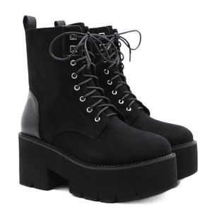 HBP Non-Brand Großhandel Mode Mädchen Martin Stiefel Winter Plateau Heels Stiefel Für Damen Hochwertige Stiefel Frauen Schuhe