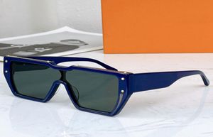 Mens Womens Sunglasses Z2301E Cyclone Million Óculos Lente com Metal Flor Quadrado Preto Escuro Azul Quadro Viagem Férias EyeGlass8414014