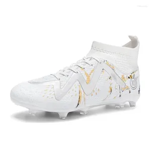 American Football Schuhe Professionelle Männer Fußball Training Spiel Mann der Turnschuhe Stollen Gras Rutschfeste Weiche Knöchel Frauen Stiefel Größe 33-46