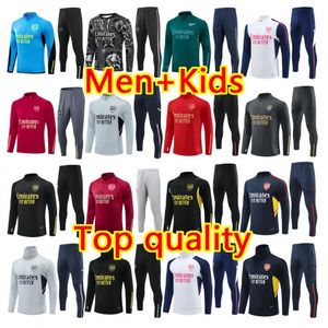 2023 24 Arsen alfc Football tracksuits soccer Training Suit MEN Kids kit 22 23 24 G. JESUS ODEGAARD RICE HAVERTZ PEPE SAKA train Sportswear Survatment Chandal Set