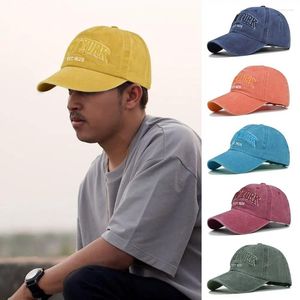 Top Caps Moda Ayarlanabilir Yıkanmış Denim York Beyzbol Güneş Koruyucu Şapkalar Sıkıntılı soluk kapak