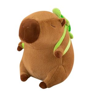 25 cm fluffig capybara plysch docka kawaii capybara fylld djurdocka plysch leksak