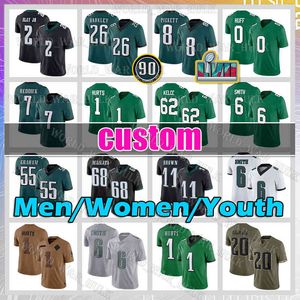 1 Jalen Hurts Jersey 26 Saquon Barkley Football 8 Kenny Pickett Bryce Huff Jason Kelce Devonta Smith Haason Reddick Aj Brown Devin Devin White Goedert Mailata Brian Dawkins