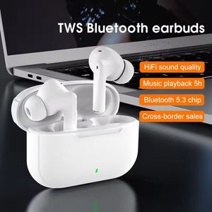 Kablosuz Bluetooth 5.3 Kulaklık Stereo Bas Kulaklık Kulak gürültüsünde MIC IP7 Su geçirmez Spor Kulaklıkları Akıllı Telefonlar için USB-C Charing Port ile
