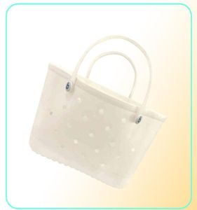 2022Bogg Bag Silicone Beach Custom Tote Fashion Eva Plastic Beach Bags Women Summer9795617