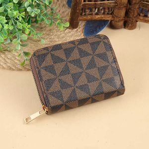 Fashion Short Wallet Printed Coin Purse Money Clip Card Wallet Multi Card Position Compact Small Zipper Wallet 032124