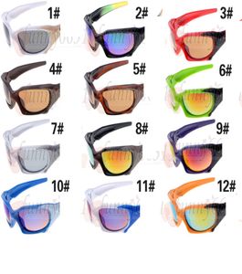 Summer Man Fashion Sport Solglasögon Riding Glasse Mirror Lens Woman Outdoors Driving Mens Sports Sun Glasses Women Cykel Glas E9979975