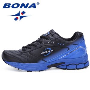 BONA Style Men Running Shoes Typical Sport Outdoor Walking Sneakers Comfortable Women 240306