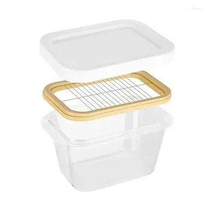 Plates Butter Box And Cheese Cutting Preservation Sealed Rectangular Storage Container With Lid