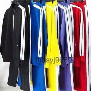 Tracksuits Sweatshirt dragkedja rockar street löst kostym kvinnor designers hoodies veste femme jackets sportkläder jogging tröjor kläder palm ängel 6oe44