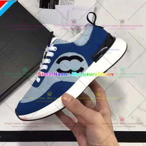 2024 Designer Running Shoes Chanelshoes Brand Channel Sneakers Womens Luxury Lace-Up Sapatos Casuais Classic Trainer Sdfsf Tecido Suede Effect City Gsfs 152
