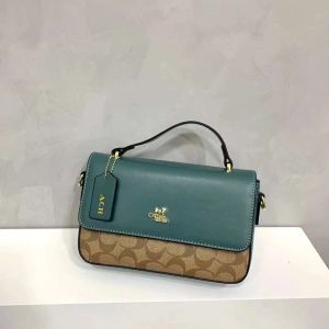 Borse nuove di design all'ingrosso Borsa da donna nuova Mini borsa Classica scatola a tracolla con una spalla a contrasto di colore del fiore antico piccolo quadrato