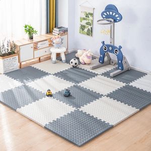 Puzzlematte für Kinder, Fliesen, Schaumstoff, Babyspielmatte, Kinderteppichmatte für Heimtrainingsgeräte, Bodenpolsterung für Kinder 240314