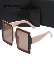 Fashion Outdoor Beach Sun Glasses Brand Designer Solglasögon för män Kvinnor Square Summer Eyewear With Box och Case PPFASHSHOP4542253