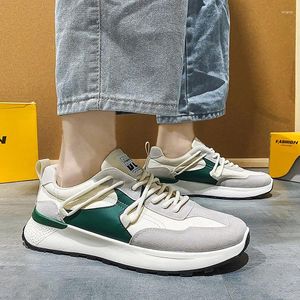 Casual skor män sneakers läderljus löpande sport zapatillas hombre de deporte chaussure homme