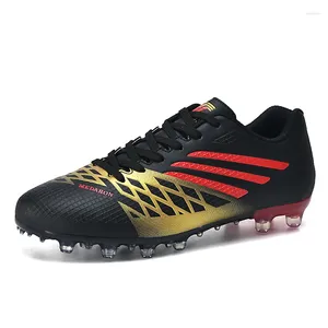 American Football Shoes Men Soccer Indoor Lightweight Youth Teenager Male Training Gym Sneakers Blue Black Man Turf Sport