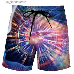 Men's Shorts Mens Swimwear Casual Digital 3D Printed Surfing Board Short Kids Beach Shorts Men Trunks Masculina Swimsuit Sports Pants Briefs Y240320