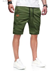 Pantaloncini da uomo Nuovi pantaloncini hip-hop moda uomo Cotone estivo Capris casual da corsa Pantaloncini sportivi Pantaloni Strt Pantaloni gamba dritta di alta qualità Y240320