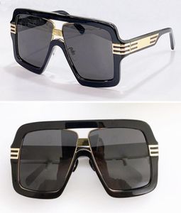 Quadratische Sonnenbrille für Männer und Frauen mit dem gleichen extragroßen Rahmen. Modebrille, Luxus-Designer, schützender seitlicher Augen-UV-Schutz 9767832