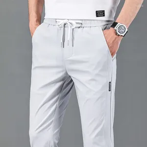 Men's Pants 2024 Summer High-quality Quick Drying Loose Breathable Sports Comfortable Casual Elastic Straight