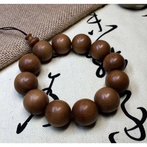 Strand India Sandalwood Armband 2.0 Old Materials White Buddha Pärlor för män och kvinnor