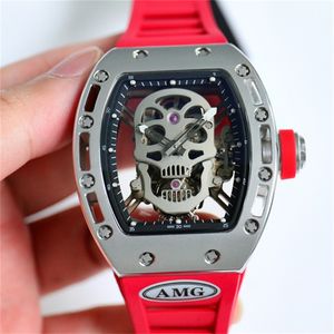 AMG 052 Motre Be Luxe Tourbillon Mechanical Movement Aviation Steel Case Luxury Watch Men Watches WlistWatches Relojes 02