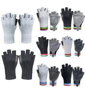 Pro aero bisiklet takımı bisiklet eldivenleri yarım parmak açık yol bisiklet spor eldiven erkekler kadınlar guantes Ciclismo 2207218998775