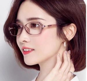 Sunglasses 2022 Women39s AntiBlue Light Reading Glasses Fashion Korean Ultra Plain Retro Small Frame Presbyopic8668061