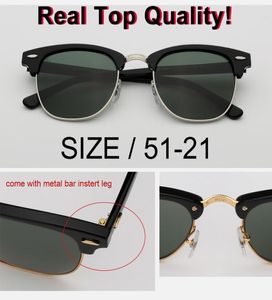 Ganze Fabrik neue klassische Top-Qualität UV400 Sonnenbrille Männer Frauen Marke Designer Flash Club Sonnenbrille Master Gafas 51mm Größe 9362173