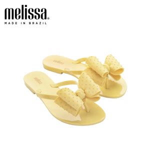 FLOPS 2021 NOVA MELISSA HARAÇÃO BOW ADULTO MULHERES JELLY SLIPPERS SANDALS SANDALS MULHERES FLIP FLIP FLOP MELISSA MULHER