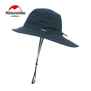 Caps Naturehike Outdoor Summer Ultralight Folding Breathable Sunscreen AntiUV Fisherman Hat Hiking Mountaineering Fishing Beach