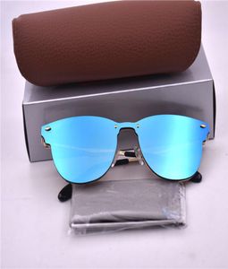 Neue Sonnenbrille für Männer und Frauen, lässig, Radfahren, Outdoor, modische Sonnenbrille, Spike-Cat-Eye-Sonnenbrille mit Box und Etui, 2 Stück 6760734