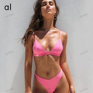 A1 2024- Align Tank Airlift lingerie Bra Set Yoga Outfit Women's Summer Sexy Solid Color Top Sleeveless Fashion Seamless Rib Seamless Outdoor Line up designer bralette