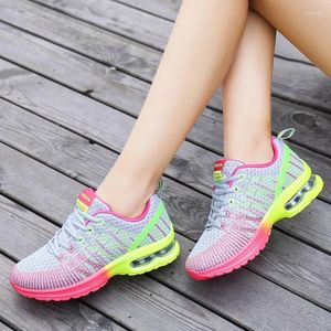 Scarpe casual da uomo che corrono con cuscino d'aria traspirante in mesh maschile sportivo da donna comode scarpe da ginnastica atletiche scarpa sportiva da donna morbida